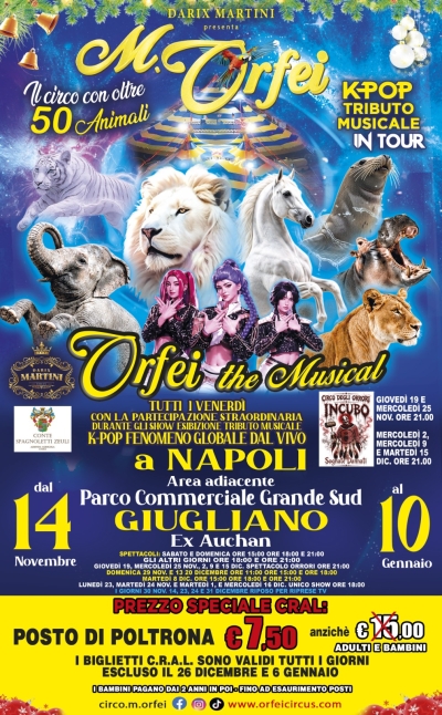 M. Orfei "The Musical" firmato da Darix Martini