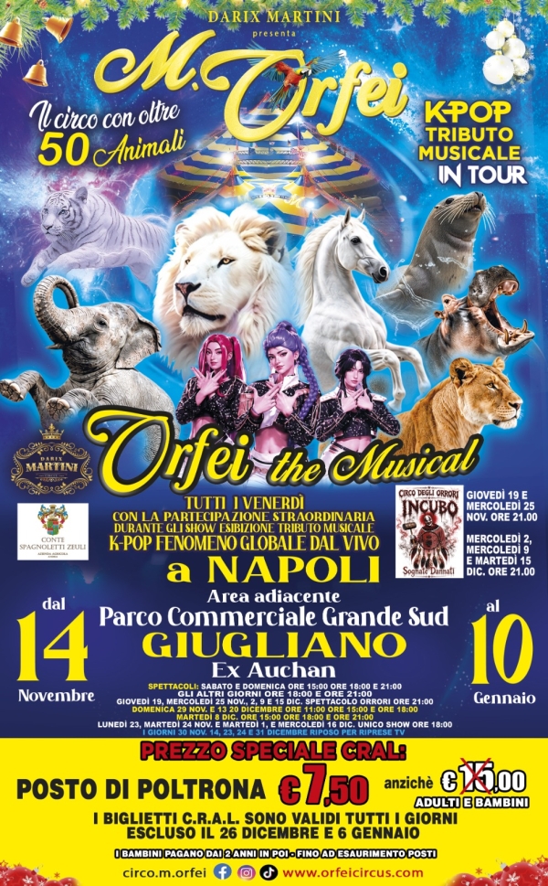 M. Orfei "The Musical" firmato da Darix Martini